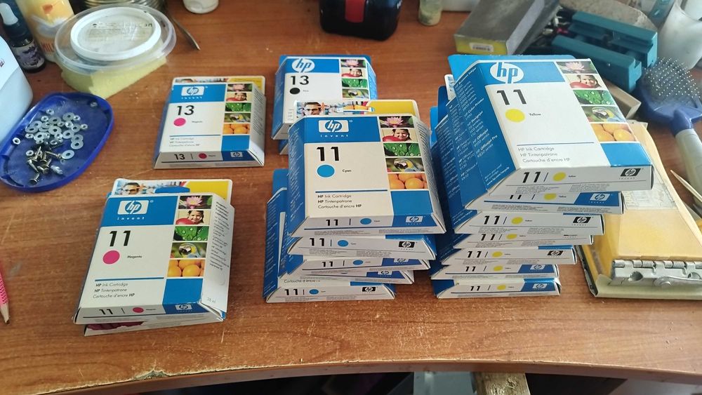 HP цветни тонер касети hp business inkjet 11 , officejet pro и др