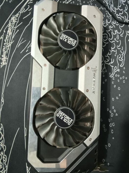 Продам GTX 1070 с артефактами