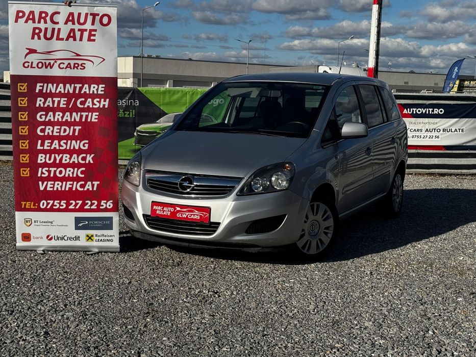 Opel Zafira 7 locuri Benzina +gaz an 2011 inmatriculat RO km gatantati posib RATE