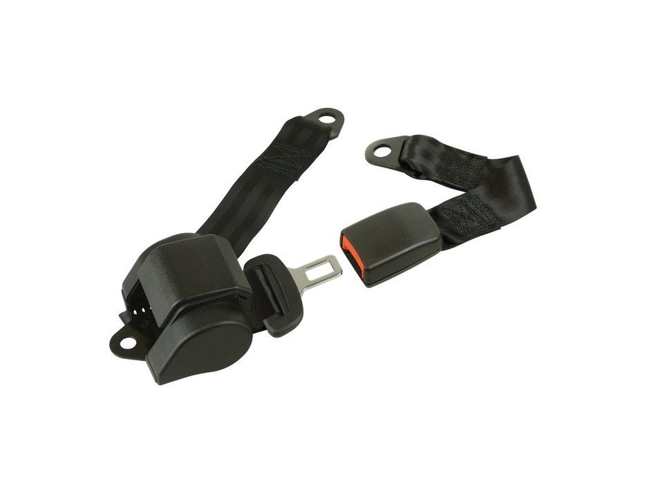Centura siguranta auto Carpoint automata in 3 puncte, omologata E, pentru vehicule categoria M si N, neagra, 1 buc