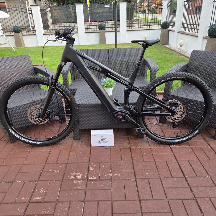 Bicicleta 29 electrica CUBE STEREO ONE44 Full Suspensie FOX~800Wh~Bosch CX~0 km~delimitat 32h~Carbon/1x12/Gen5/XT/Magura/XL/Dropper