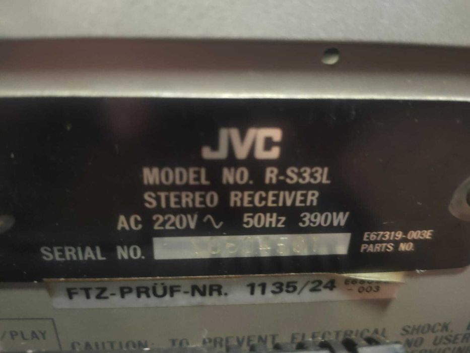 JVC R-S33 stereo receiver