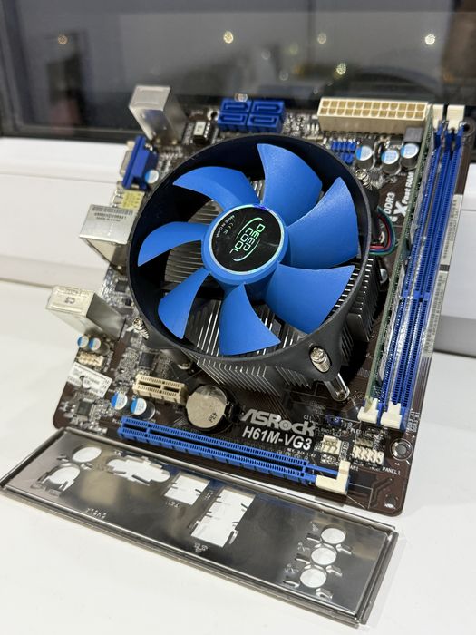 Комплект LGA1155 материнская плата + процессор + ОЗУ + кулер