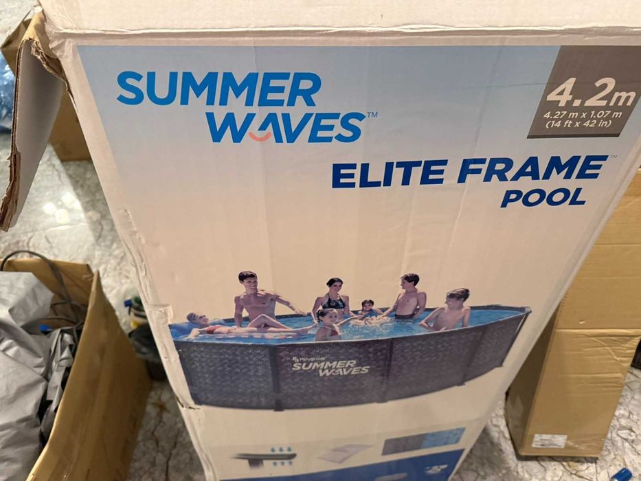 сглобяемия басейн Summer Waves Elite Frame с размери 4.27 м x 1.07