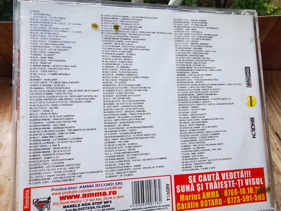 Cd uri Manele Carmen Serban Costi Florin Salam