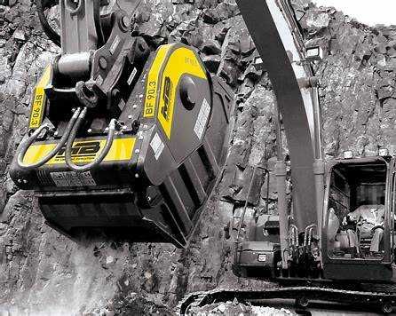 Cupă concasor pentru excavatoare