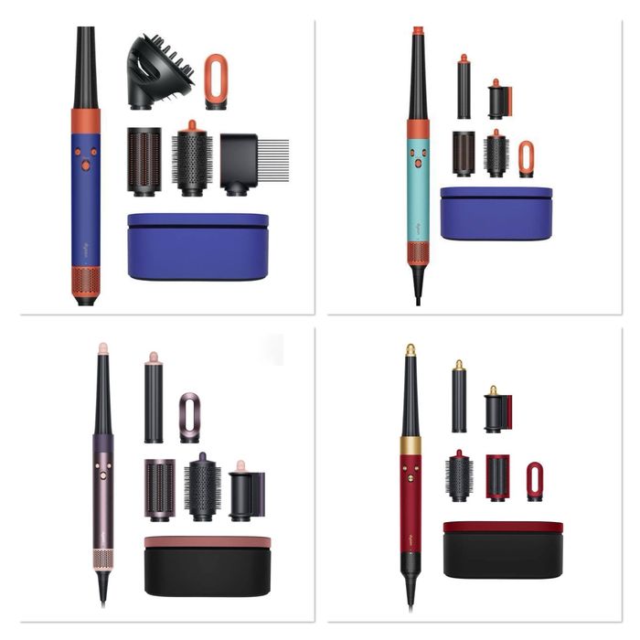 HS 08 Dyson stayler airwrap.Vinka blue.Jasper.Red velvet.Bronz.Patina