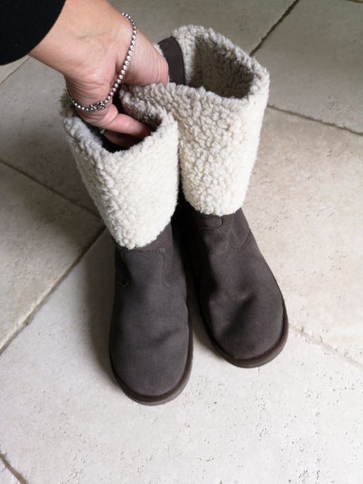 Cizme Ugg piele Calvin Klein