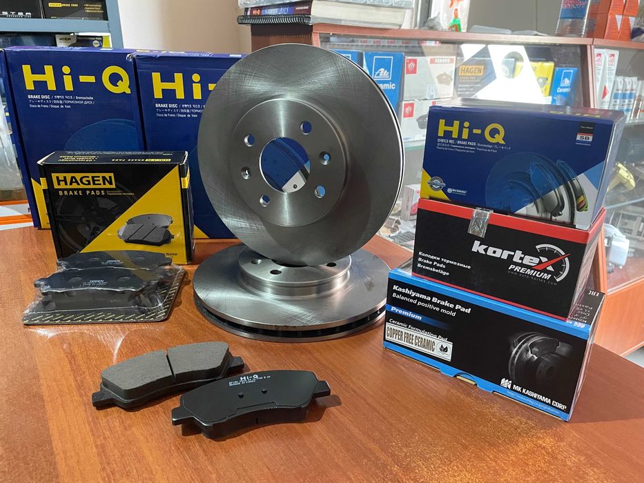 Тормозные колодки и диски на KIA