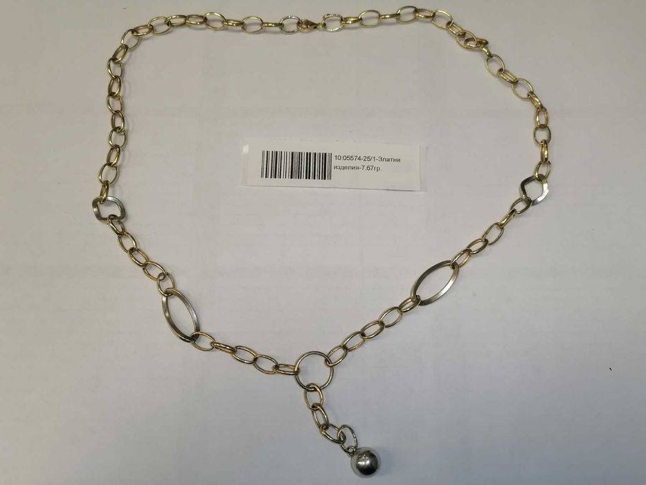 Златно дамско колие - 7.67гр. - 14К