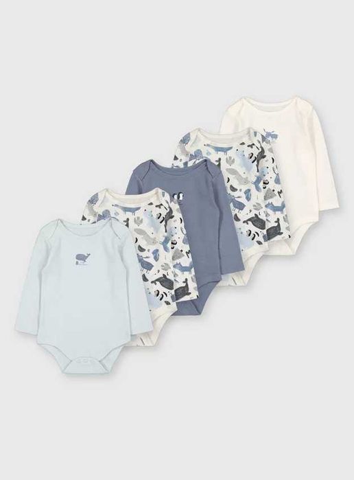 Бодита с дълъг ръкав за момчета, 9-12 месеца