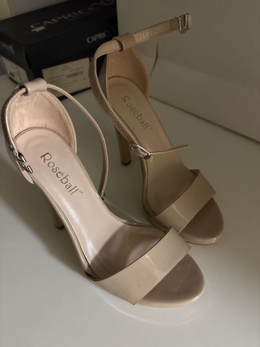 Туфли бежевые, 35 размер