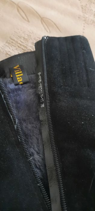 Сапоги   замшевые