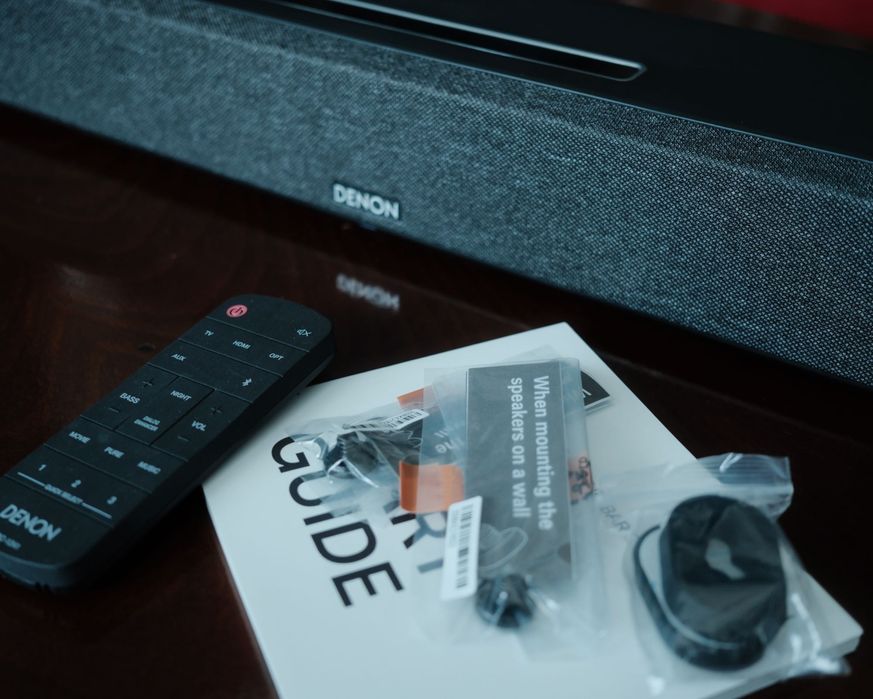 Denon Home Soundbar 550, саундбар, soundbar, Dolby Atmos, DTS, HEOS, AirPlay 2, Hi-Res Audio, FLAC, DSD