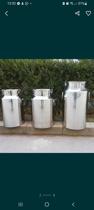 Vas inox 25 L / 42 L / 48L /58L / 68 L  marmită pentru carne la garniț