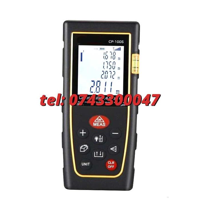 Ruleta  Telemetru Laser Verde 40m