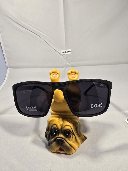 Promotie - Ochelari de soare BOSS, Black Frame, Mat, 802, made in Italy