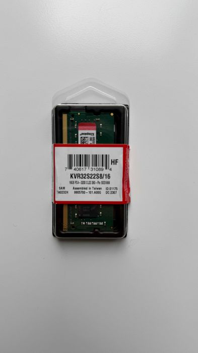 Memorie notebook Kingston 16GB, DDR4, 3200MHz