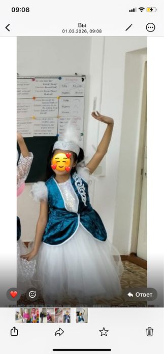 Продам белое платье