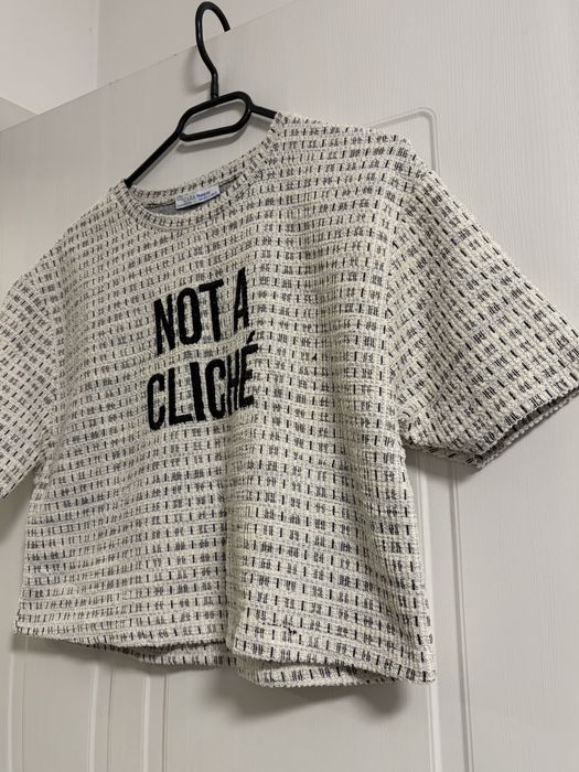 Къса тениска Zara