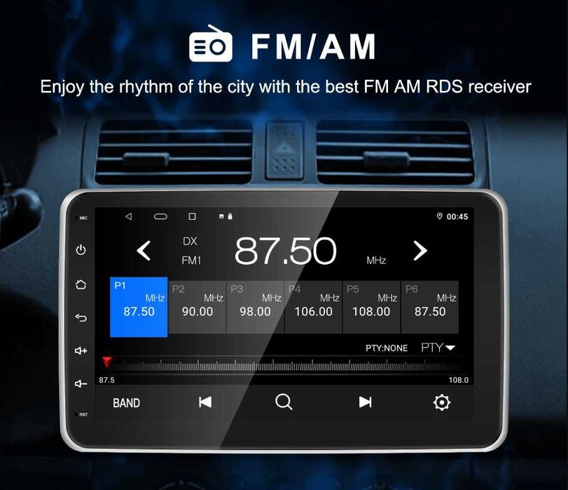 Navigatie 1 DIN UNIVERSALA 10 inch, 4G + 64G, 8Core QLED, Carplay