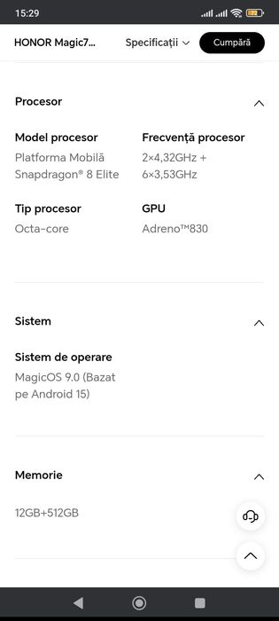 Honor magic 7 pro ca Nou