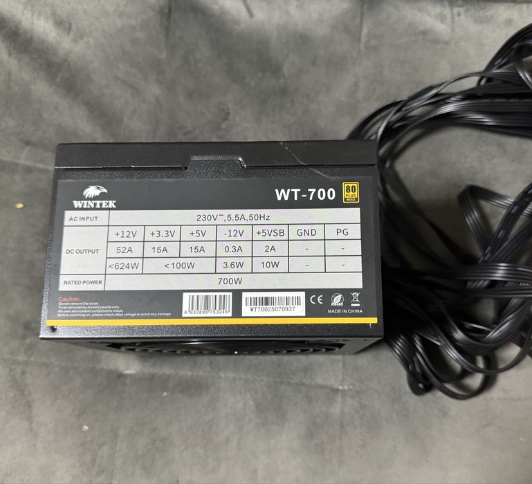 Блок питания wintek wt700w 80bronze