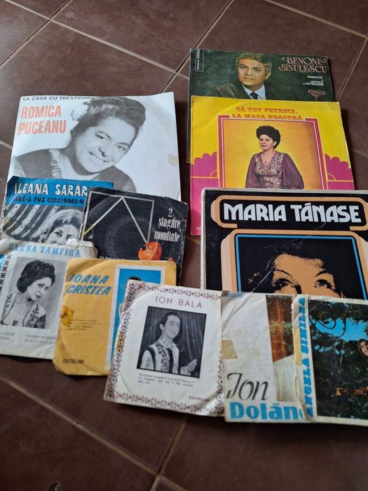 Discuri vinil muzica populara,  lautareasca