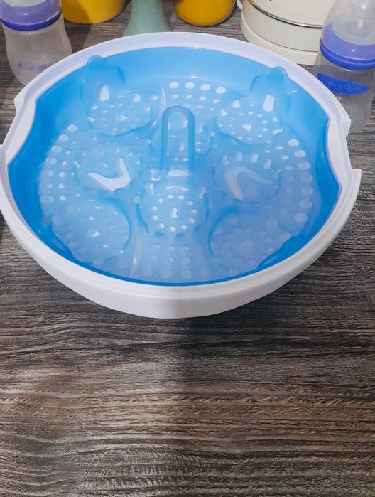 Sterilizator microunde Avent cu 4 biberoane sugari Lansidoh