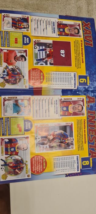 Album Panini Barcelona 2010/2011,lipsa 4 stickere.