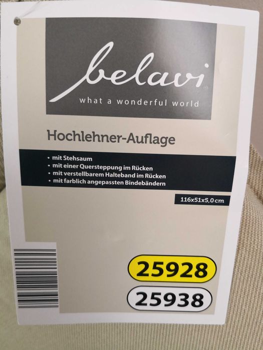 Възглавници за градински столове