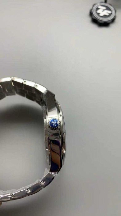 vacheron constantin anti-magnetic сребристо-синьо