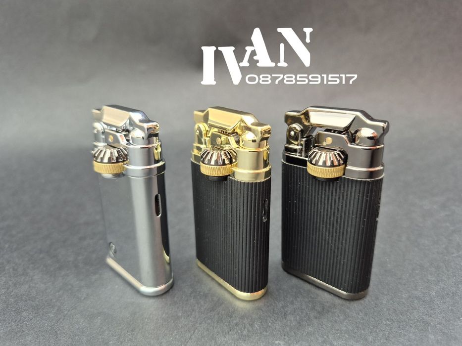 Луксозна запалка Jobon с джет-пламък (Три цвята)