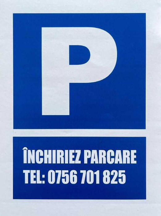 Inchiriez loc de PARCARE subteran, zona PLATINIA Mall