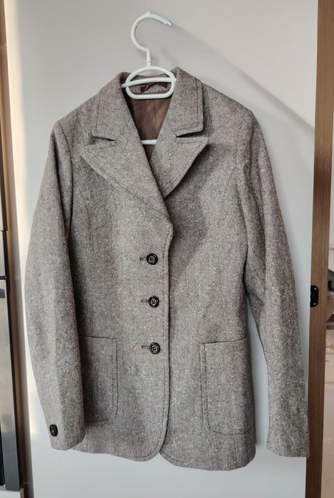 Дамско вълнено сако меланж