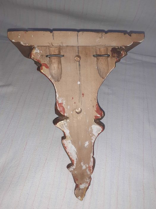 consola lemn decoratiune lemn baroc art nouveau