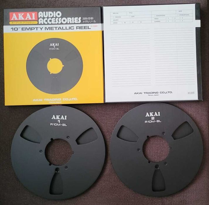 Akai R10M BL - Rola de metal 26cm pentru magnetofon - Noua!
