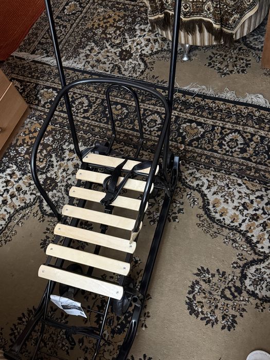 Санки с выдвижными колесами