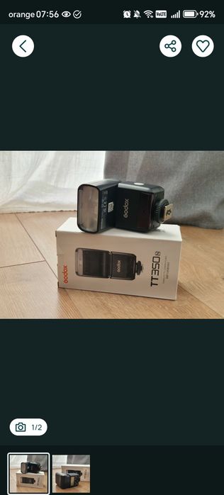 Blitz ttl Godox TT350 pt Nikon