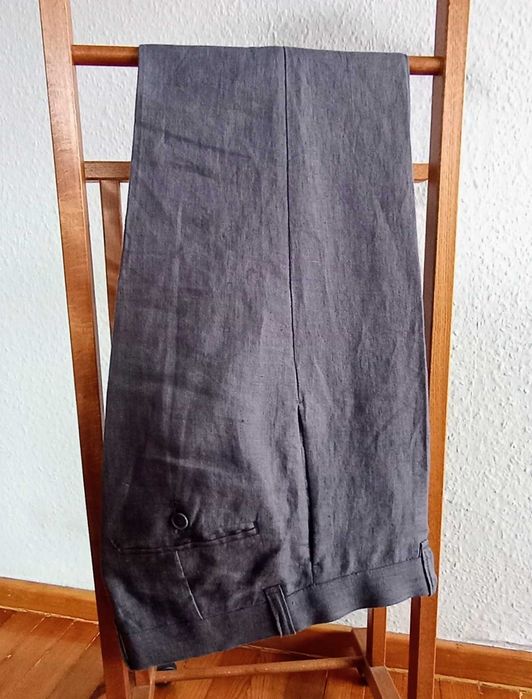 Мъжки костюм 100% лен + подарък