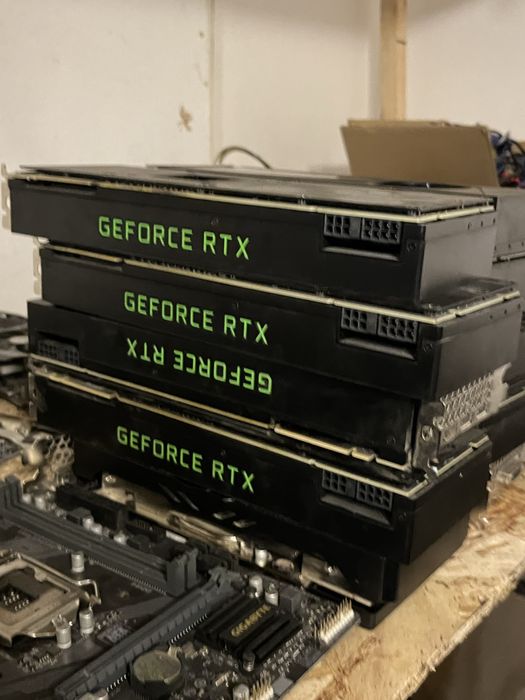 8 шт Видеокарты RTX 2070 Super Срочно