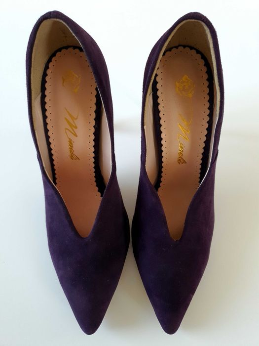 Pantofi Mineli din piele întoarsă, noi