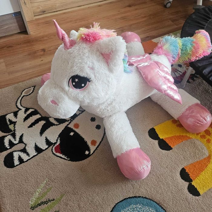 Голям плюшен Еднорог