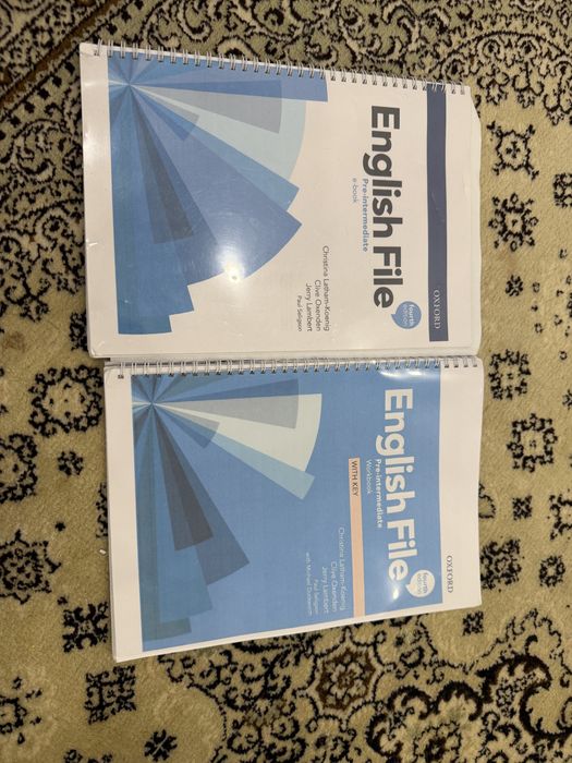 Intermediate/Pre intermediate  student book/work book