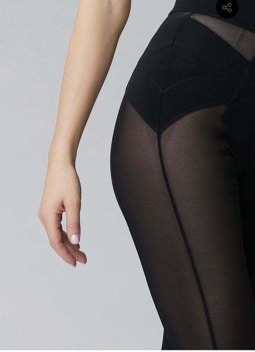 Colanti negri din tul elastic Stark