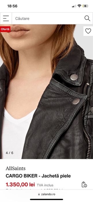 Geaca de piele All Saints !!!