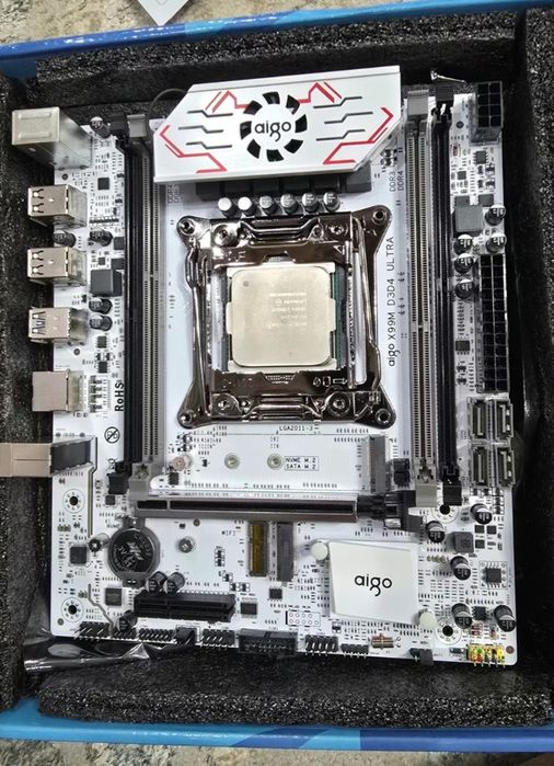 Комплект aigo x99 2011 плата,2682v4