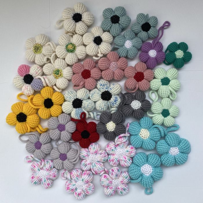 Брелок, цветок-брелок, аксессуар, подарок