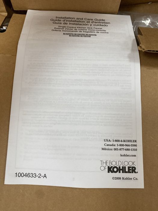 кухонный смеситель KOHLER