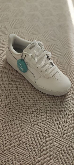 Papuci puma albi SOFTFOAM NOI